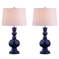 28.5" (Set Of 2) Genie Glass Table Lamps (Includes LED Light Bulb) - JONATHAN Y -Adesso Store GUEST 70e78925 d654 414a b477 a09e96dd8100