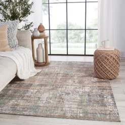 Lysandra Abstract Area Rug Blue/Tan - Jaipur Living -Adesso Store GUEST 71188105 d5ec 475a ad35 21b13972dc29