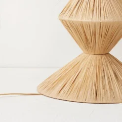 Faux Raffia Floor Lamp Brown (Includes LED Light Bulb) - Opalhouse™ Designed With Jungalow -Adesso Store GUEST 722eef02 bd1a 4345 bc17 2300537469fc