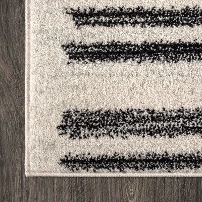 Khalil Modern Berber Stripe Indoor Area Rug - JONATHAN Y 3 Khalil Modern Berber Stripe Indoor Area Rug - JONATHAN Y - Image 3