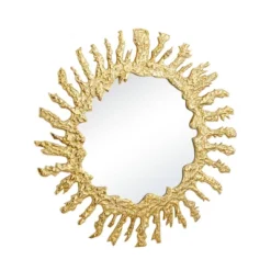 Contemporary Aluminum Starburst Wall Mirror – Olivia & May -Adesso Store GUEST 73e29192 8367 4a76 9da0 d3a7e3724e38