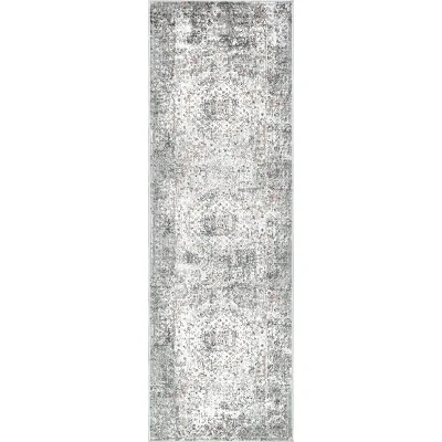 NuLOOM Lola Distressed Medallion Area Rug 9 NuLOOM Lola Distressed Medallion Area Rug - Image 9