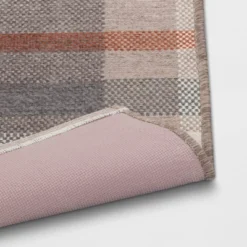 1'8"x2'10" Washable Fall Checkered Accent Rug Tan - Threshold™ -Adesso Store GUEST 750cbe19 8f55 435d 85a6 1ac0a8d6e978