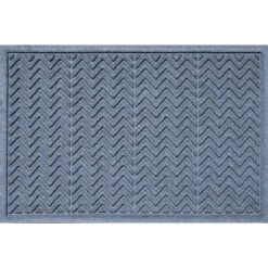 2'x3' Aqua Shield Chevron Indoor/Outdoor Doormat - Bungalow Flooring -Adesso Store GUEST 75e81e3a 2406 4660 ad41 94c3a55938a2