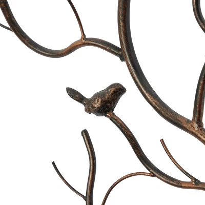 Farmhouse Metal Bird Wall Decor Brown - Olivia & May 2 Farmhouse Metal Bird Wall Decor Brown - Olivia & May - Image 2