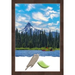 Amanti Art Wildwood Brown Narrow Picture Frame -Adesso Store GUEST 769a0e34 8225 4d07 ac78 36c054346f5b