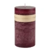 Northlight 6" Wine Red Traditional Cylindrical Pillar Candle