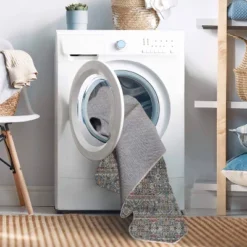 Washable Grant Rug Teal/Ivory - Linon 13 Washable Grant Rug Teal/Ivory - Linon -Adesso Store GUEST 7b9c1c5e f02c 4921 8a6d 7cac0bc23ba0