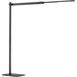Possini Euro Design Barrett Modern Floor Lamp 53" Tall Anodized Black Metal LED Adjustable Touch On Off For Living Room Reading Bedroom Office House -Adesso Store GUEST 7e14c270 ee2f 4945 b51f 1d5b285de30e