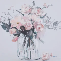 Canvas Floral Handmade Bouquet Framed Wall Art With Gold Frame Pink - Olivia & May 8 Canvas Floral Handmade Bouquet Framed Wall Art With Gold Frame Pink - Olivia & May -Adesso Store GUEST 7f79b4e5 8817 4f52 854f f75f498a0313