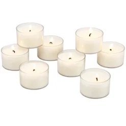 Clear Cup Tealight Candles White - Stonebriar Collection 10 Clear Cup Tealight Candles White - Stonebriar Collection -Adesso Store GUEST 8234dbff c007 4093 95d1 52a1f4e3756a