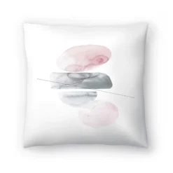 Gray And Pink Shapes By Tanya Shumkina Throw Pillow - Americanflat -Adesso Store GUEST 85970d18 9b0b 4a26 b4f7 e626f98fcf64