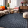 World Rug Gallery Contemporary Lines Machine Washable Area Rug