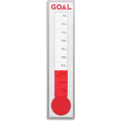 Goal Setting Wall Chart Thermometer (5 Pack) 4 Goal Setting Wall Chart Thermometer (5 Pack) - Image 4