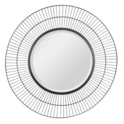 Two Loop Radial Wire Mirror Black - Stonebriar Collection -Adesso Store GUEST 869ab83f d4c9 4585 9fd8 f5c5bd8665ef