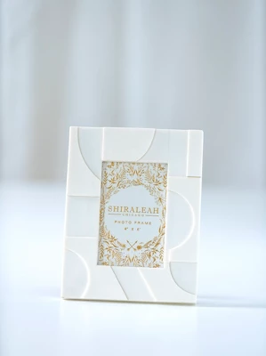 Shiraleah Ivory Roma Deco 4" X 6" Picture Frame 1 Shiraleah Ivory Roma Deco 4" X 6" Picture Frame