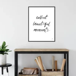 22" X 30" Collect Beautiful Moments By Karyn Panganiban Framed Canvas Wall Art Black - Amanti Art -Adesso Store GUEST 89e9def7 6c04 4a17 abe7 b4a55c1c8af4