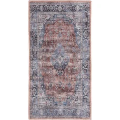 Nourison Washable Brilliance Vintage Medallion Indoor Rug -Adesso Store GUEST 8b0ee47b db33 4649 8663 fc3f2061ba96