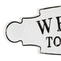 Farmhouse Iron Wall Decor Sign - Olivia & May -Adesso Store GUEST 8e9c1e0f 043f 4419 bffd eda00aaa7f34