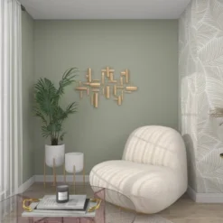 Contemporary Metal Abstract Wall Decor Gold - CosmoLiving By Cosmopolitan 24 Contemporary Metal Abstract Wall Decor Gold - CosmoLiving By Cosmopolitan -Adesso Store GUEST 910ff5c9 af5f 4ded 8de9 2bfd074939f7