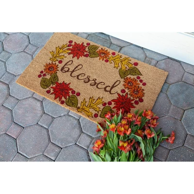 1'4" X 2'4" Blessed Indoor/Outdoor Coir Doormat - Entryways 3 1'4" X 2'4" Blessed Indoor/Outdoor Coir Doormat - Entryways - Image 3