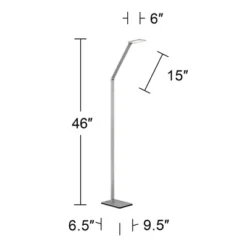 Possini Euro Design Bentley Modern Task Floor Lamp 61" Tall Silver LED Touch On Off Adjustable Head For Living Room Reading Bedroom Office House Home 15 Possini Euro Design Bentley Modern Task Floor Lamp 61" Tall Silver LED Touch On Off Adjustable Head For Living Room Reading Bedroom Office House Home -Adesso Store GUEST 9471b85d fb50 4ff5 a542 474bb22bdded