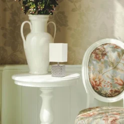 11.81" Tall Petite Hammered Square Bedside Table Desk Lamp With White Fabric Shade Silver - Simple Designs -Adesso Store GUEST 94c4bbcc 65ba 4f2c 950c 0638872cea2e