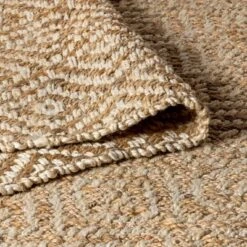 Hira Hand Woven Diamond Chunky Jute Area Rug - JONATHAN Y -Adesso Store GUEST 961232fe 9039 498c 802a 34bab6f3f131