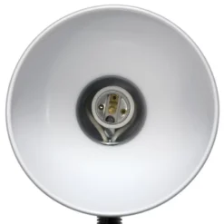 14.25" Traditional Fundamental Metal Desk Task Lamp And Bowl Shaped Shade With Flexi Gooseneck Black - Creekwood Home -Adesso Store GUEST 9778b01a 49d9 4035 8c06 0696dd8f2a3c