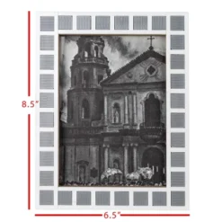 Tiled 5X7 Photo Frame Gray Acrylic, MDF & Glass - Foreside Home & Garden 11 Tiled 5X7 Photo Frame Gray Acrylic, MDF & Glass - Foreside Home & Garden -Adesso Store GUEST 977e5019 ef97 4664 9740 6e9a28d8f3a1
