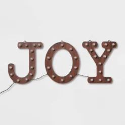 Hanging Lit 'JOY' Sign Brushed Bronze With Warm White Lights - Wondershop™ 5 Hanging Lit 'JOY' Sign Brushed Bronze With Warm White Lights - Wondershop™ -Adesso Store GUEST 97ae30fd a11c 47c1 8915 1f1cf78aaf51