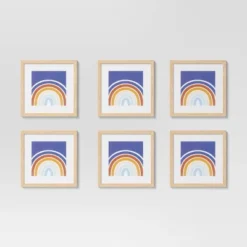 (Set Of 6) 11" X 11" Matted To 8" X 8" Frame Set - Room Essentials™ -Adesso Store GUEST 9a854d8e ad55 4f2a 8688 004f094e221a