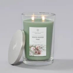 19oz Jar Candle White Pepper Pine Home Scents - Chesapeake Bay Candle -Adesso Store GUEST 9ac63ba0 f249 4d1d b3ac 20bad3b5bc5b