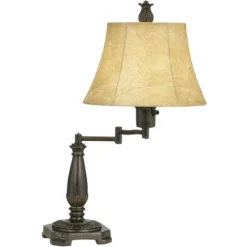 Regency Hill Traditional Swing Arm Desk Table Lamps 22.5" High Set Of 2 Bronze Faux Leather Shade For Living Room Bedroom Nightstand Office 10 Regency Hill Traditional Swing Arm Desk Table Lamps 22.5" High Set Of 2 Bronze Faux Leather Shade For Living Room Bedroom Nightstand Office -Adesso Store GUEST 9d559499 5ed0 4401 92ae ed3747c17ad3
