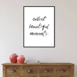 22" X 30" Collect Beautiful Moments By Karyn Panganiban Framed Canvas Wall Art Black - Amanti Art -Adesso Store GUEST 9f92ce99 f9b0 4ad9 90f9 7794716bbe8f