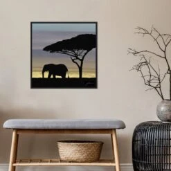 22" X 22" Savanna Elephant I By James Burghardt Framed Canvas Wall Art Black - Amanti Art 14 22" X 22" Savanna Elephant I By James Burghardt Framed Canvas Wall Art Black - Amanti Art -Adesso Store GUEST a19372eb faa8 4088 a6b3 afc69c23d6e7