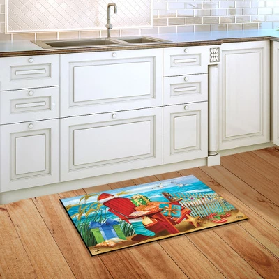 Briarwood Lane Day In The Sun Summer Doormat Flip Flops Beach Nautical Indoor Outdoor 30" X 18" 3 Briarwood Lane Day In The Sun Summer Doormat Flip Flops Beach Nautical Indoor Outdoor 30" X 18" - Image 3