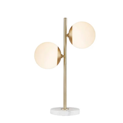 Holloway Table Lamp White/Gold 1 Holloway Table Lamp White/Gold