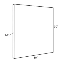 30" X 30" Sylvie I Feel Pretty Framed Canvas By Leah Nadeau Natural - Kate & Laurel All Things Decor -Adesso Store GUEST a548719c 982f 49c9 997c 93343a90d26f