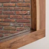 Alpine Live Edge Wood Mirror Natural - Alaterre Furniture