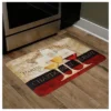Paris Wine Designer Chef Oil & Stain Resistant Anti-Fatigue Kitchen Floor Mat
