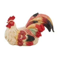 9" Ceramic Farmhouse Chicken Garden Sculpture Red - Olivia & May -Adesso Store GUEST a6d3ee48 e088 42aa b5e5 7c4be10d77f4