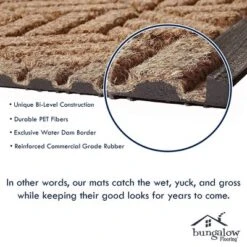 2'x3' Aqua Shield Elipse Indoor Outdoor Door Mat - Bungalow Flooring -Adesso Store GUEST aa6c5bf3 0c28 48dd 9bfc 98c25d0ac5dc