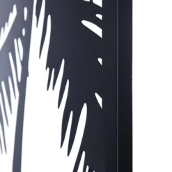 Lone Palm II Laser Cut Metal Wall Art Black - StyleCraft -Adesso Store GUEST abcb195d 139e 4310 b55e aab8a5a582aa