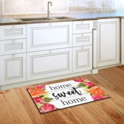 Farmhouse Home Sweet Home Floral Doormat Indoor Outdoor 30" X 18" Briarwood Lane -Adesso Store GUEST adbf6f3a 9d09 4d5b 97f4 ceb6fa73afda