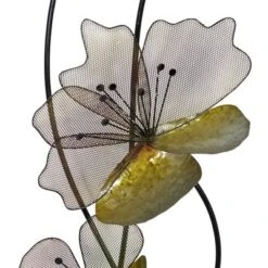 Metal Floral Wall Decor With Black Frame Set Of 2 Black - Olivia & May 28 Metal Floral Wall Decor With Black Frame Set Of 2 Black - Olivia & May -Adesso Store GUEST ae02d585 7057 428f 982f c6ae0d1d1f4a