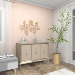 Contemporary Metal Abstract Wall Decor Gold - CosmoLiving By Cosmopolitan 25 Contemporary Metal Abstract Wall Decor Gold - CosmoLiving By Cosmopolitan -Adesso Store GUEST ae5d401e 18a1 477c ac31 94af1685baf1