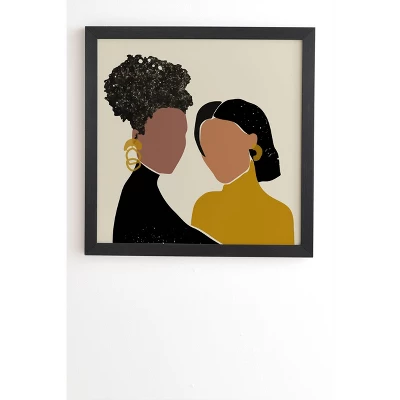 Domonique Brown Black Love No. 1 Framed Wall Art Black - Deny Designs 5 Domonique Brown Black Love No. 1 Framed Wall Art Black - Deny Designs - Image 5