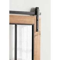 19" X 43" Cates Windowpane Framed Decorative Wall Mirror Rustic Brown - Kate & Laurel All Things Decor -Adesso Store GUEST b02e05c4 a041 44ba a3c6 f644aaadd627