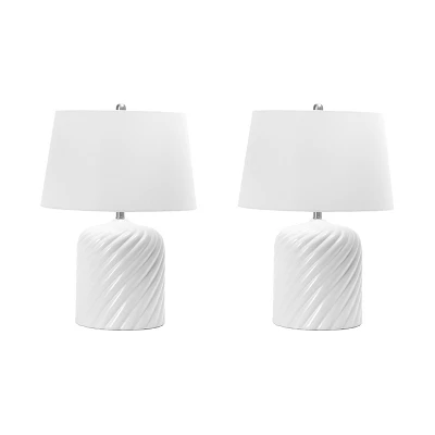 NuLOOM Arosa 26" Ceramic Table Lamp 7 NuLOOM Arosa 26" Ceramic Table Lamp - Image 7